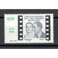 Mexic 1981 MNH - 50 de ani de la primul film mexican cu sunet, nestampilat