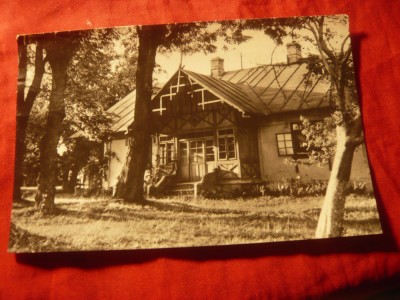 Ilustrata Falticeni RPR 1964 - Casa in care a locuit M. Sadoveanu (julitura) foto