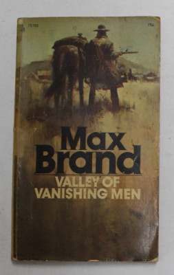VALLEY OF VANISHING MEN by MAX BRAND , 1973 foto