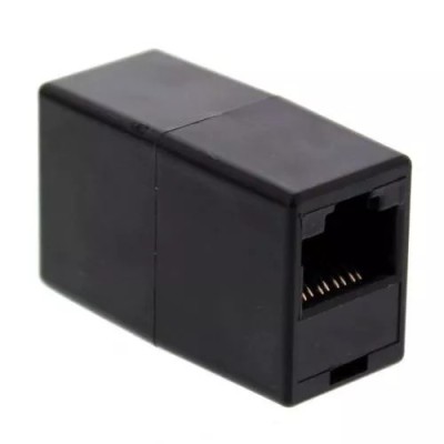Cupla modulara RJ45 8P8C negru Well foto