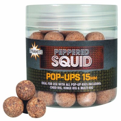 Pop-up Dynamite Baits Peppered Squid Foodbait, 15mm foto