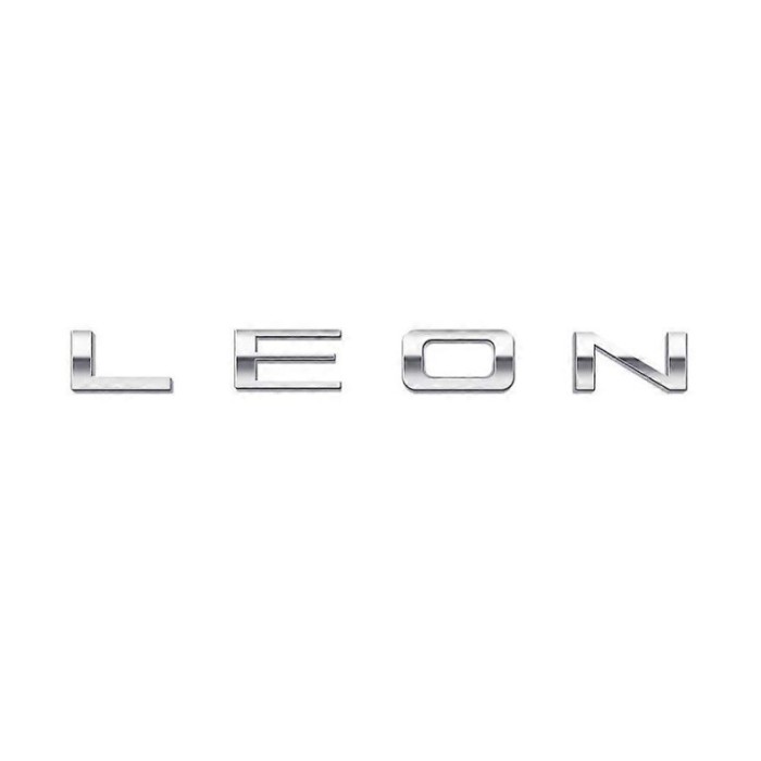 Emblema LEON pentru spate portbagaj Seat Leon