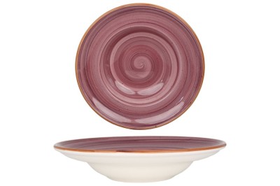 Bonna Farfurie cu paste - Aura Blackberry - Por&amp;Aring;&amp;pound;elan - 27 cm (400cc) - set de 2 foto