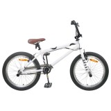 vidaXL BMX 20 Inci pentru peste 9 ani Alb 42009753