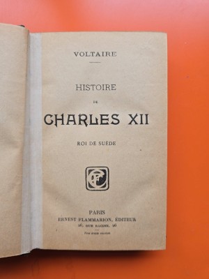 Histoire de Charles XII - Voltaire foto