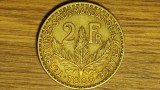 Togo mandat francez -raritate coloniala- 2 franci francs 1925 - f greu de gasit!, Africa