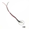 LED 12V 5mm roz cu fire 20 cm, Oem