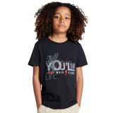 FC Liverpool tricou de copii YNWA Line black - 7/8 let