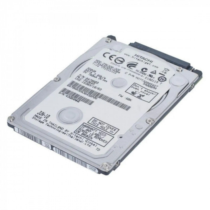 39. Hard Disk Laptop HITACHI Z5K320-320 - 320 GB, 8 MB, 5400 rpm, SATA2