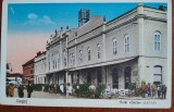 Carte postala, Lugoj, hotel Dacia, perioada interbelica