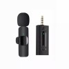 Microfon lavaliera wireless, flippy, 1 microfon si 1 receptor 3.5 mm, autonomie 1-3h, bluetooth 5.0, &gt;70db, baterie 50 mah, negru