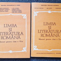 LIMBA ROMANA MANUAL PENTRU CLASA A IX-A + A X-A - Anghelescu, Nicolae