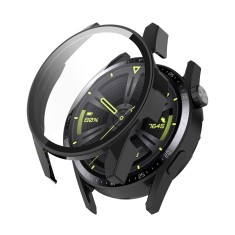 [Pachet 360??A?] Husa + folie Huawei Watch GT 3 42mm Techsuit Defense, negru foto