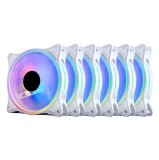 Set 6 Ventilatoare Carcasa 120 x 120 mm Pro Gaming ARGB , controller,