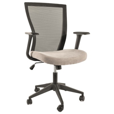 Scaun birou ergonomic SL Q328, mesh, inaltime reglabila, roti pivotante, cadru polipropilena, 136 kg, negru gri foto