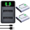 Set 2 acumulatori NP-BG1 + incarcator dublu pentru camere Sony DSC-W100 DSC-WX1 DSC-H50 DSC-H55 DSC-H3 DSC-H7 DSC-H9 DSC-H10, Batmax
