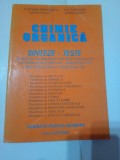 CHIMIE ORGANICA ~ SINTEZE ~ TESTE ~ CORNELIA GHEORGHIU / LIA COJOCARU
