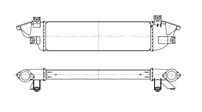 NRF 309113 Intercooler, compresor foto