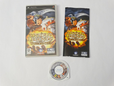 Joc Sony PSP - Untold Legends The Warrior&amp;#039;s Code - complet foto