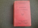 F. G. M. - Exercices d&#039;algebre 1932