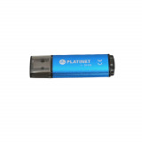 Cumpara ieftin Memorie USB 2.0 Platinet 64Gb , X-Depo 43611, cu capac, albastra