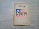 CONSTITUTIA STATELOR UNITE ALE AMERICII - Princeps, 1991, 28 p.