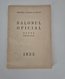 Carte veche Salonul Oficial 1935 Desen Gravura