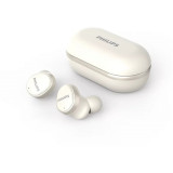 Casti True Wireless Philips TAT4556WT/00, IPX4, ANC, Microfon Alb