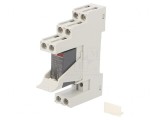 Releu intermediar SPDT 230VAC pentru șină DIN