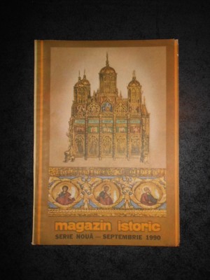 REVISTA MAGAZIN ISTORIC (Septembrie, 1990) foto