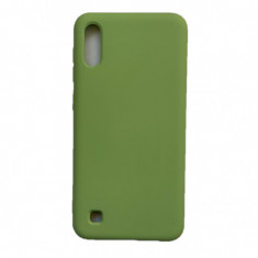 Husa silicon soft-touch compatibila cu Samsung Galaxy A10, Verde