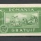 Romania.1933 Scutit de porto-Gratuit TR.520