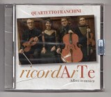 cd muzica quartetto franchini ricordarte affetti in musica original nou sigilat in tipla timbru original strain italian carcasa clasica originala