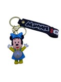 Breloc Minnie Mouse cu Lumini, Plastic, Multicolor, Fete/Copii, 5cm, Accesorii Chei/Ghiozdan
