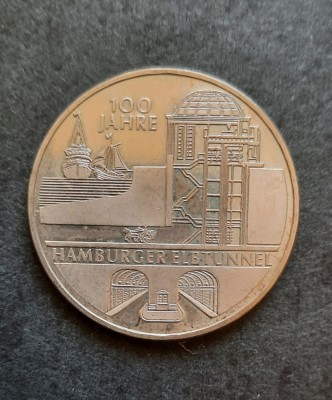10 Euro &amp;quot;Hamburger Elbtunnel&amp;quot; 2011, Germania - G 4318 foto