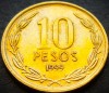 Moneda exotica 10 PESOS - CHILE, anul 1999 * cod 4118 A, America Centrala si de Sud