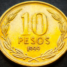 Moneda exotica 10 PESOS - CHILE, anul 1999 * cod 4118 A