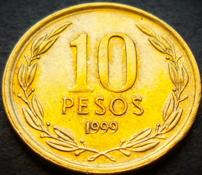 Moneda exotica 10 PESOS - CHILE, anul 1999 * cod 4118 A foto