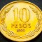 Moneda exotica 10 PESOS - CHILE, anul 1999 * cod 4118 A