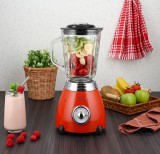 Cumpara ieftin Blender RETRO Zilan ZLN7057 Rosu, capacitate 1.5 L, putere 500W, lame din otel