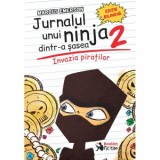 Jurnalul unui ninja dintr-a sasea, volumul 2: Invazia piratilor. Editie bilingva (romana-engleza) - Marcus Emerson