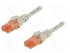 Patch cord Cat 6, U/UTP, conexiune 1:1, 1.5m, DIGITUS - DK-1617-015