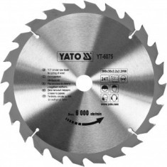 Disc circular pentru lemn Yato YT-6075, dimensiune 300x24x30mm