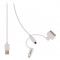 Cablu USB 2.0 - micro USB lightning 30p 1m alb VALUELINE
