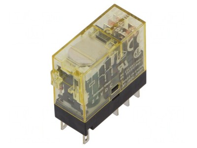 Releu Electromagnetic DPDT 24VDC 8A foto