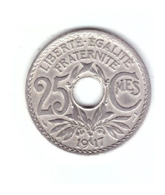 Moneda Franta 25 centimes 1917, stare foarte buna, curata foto