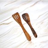 Set spatulă cu model din lemn de măslin 30 | 35 cm