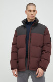 Jack Wolfskin geaca de puf barbati, culoarea bordo, de iarna