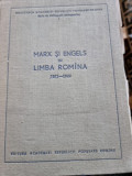 MARX SI ENGELS IN LIMBA ROMANA 1871-1944