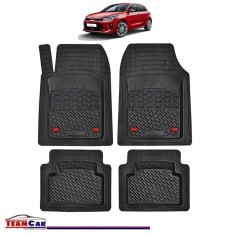 Covorase Auto TeamCar&reg; Tip Tavita Compatibile Kia Rio Generatia IV (2017&ndash;2023) Negru Material Rezistent